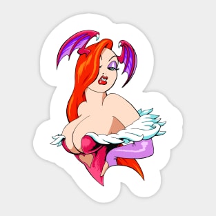 Jessica Rabbit \ Morrigan Aensland Darkstalkers Sticker